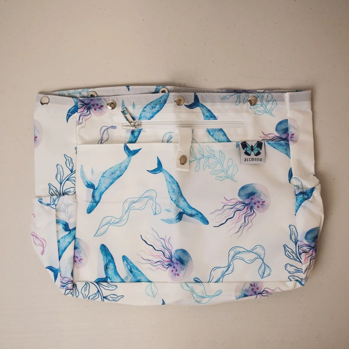 [SECONDS] 4-in-1 Nappy Backpack | Cranberry - Image 16