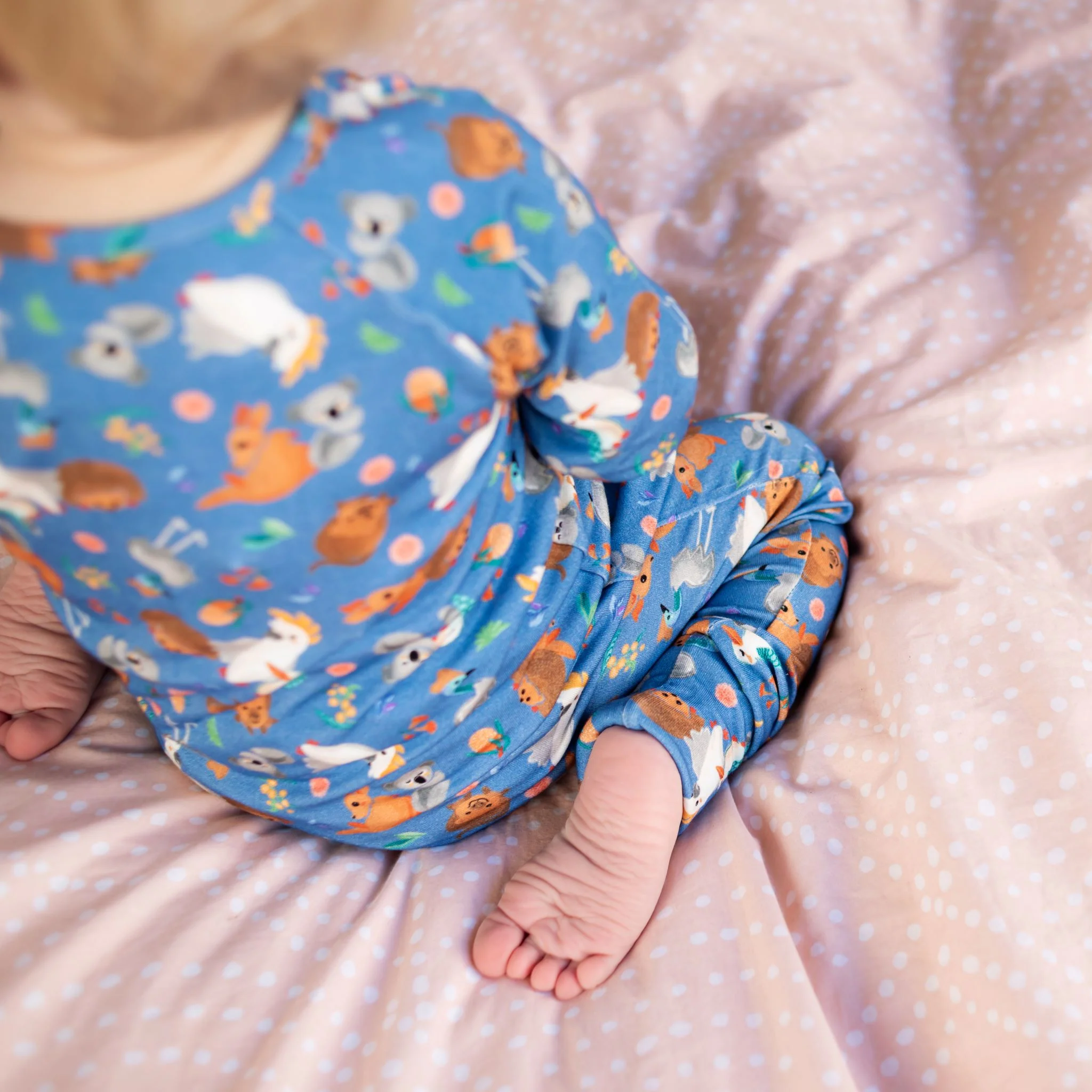 Bamboo Romper (Bootysuit) V3.0 | True Blue (Long)