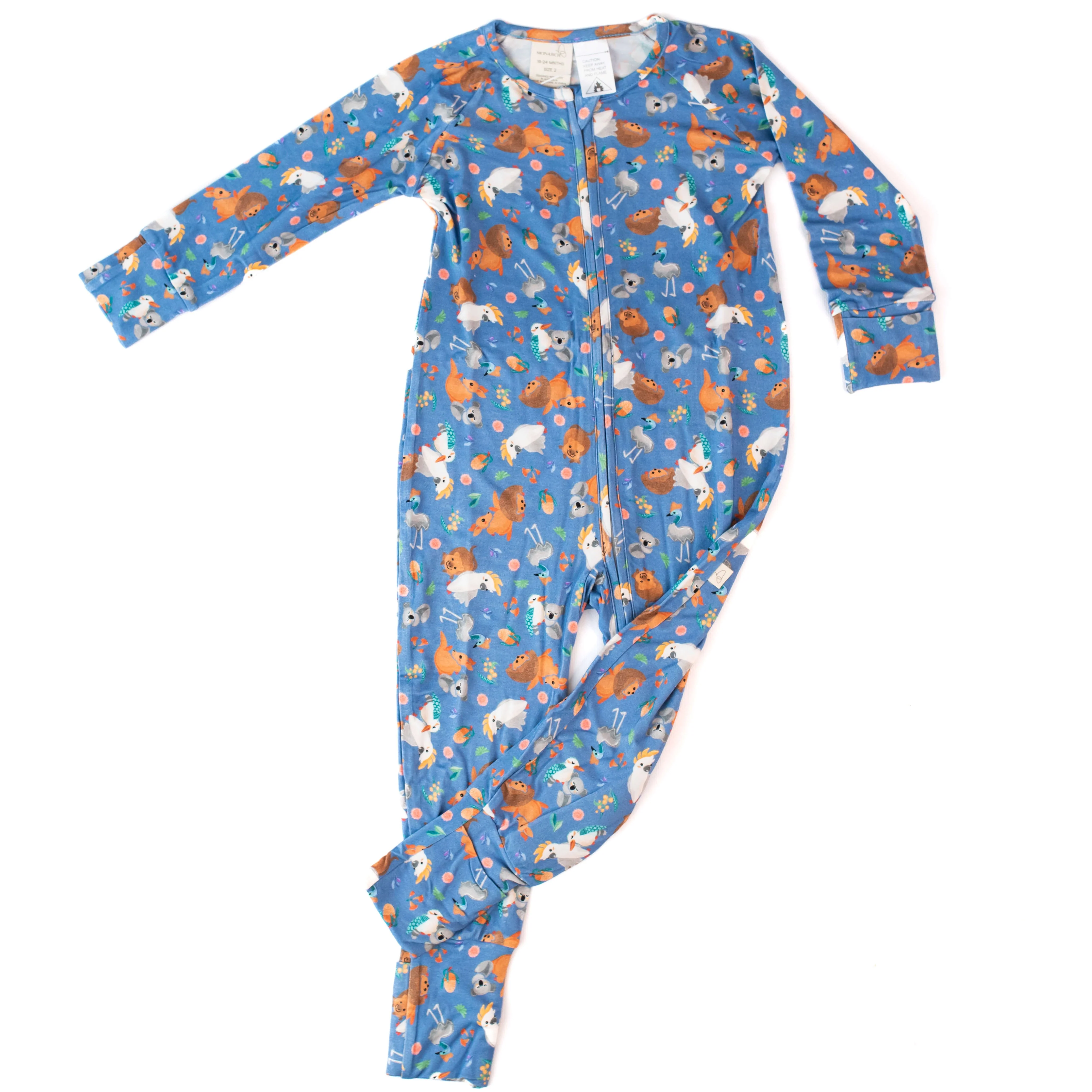 Bamboo Romper (Bootysuit) V3.0 | True Blue (Long) - Image 3
