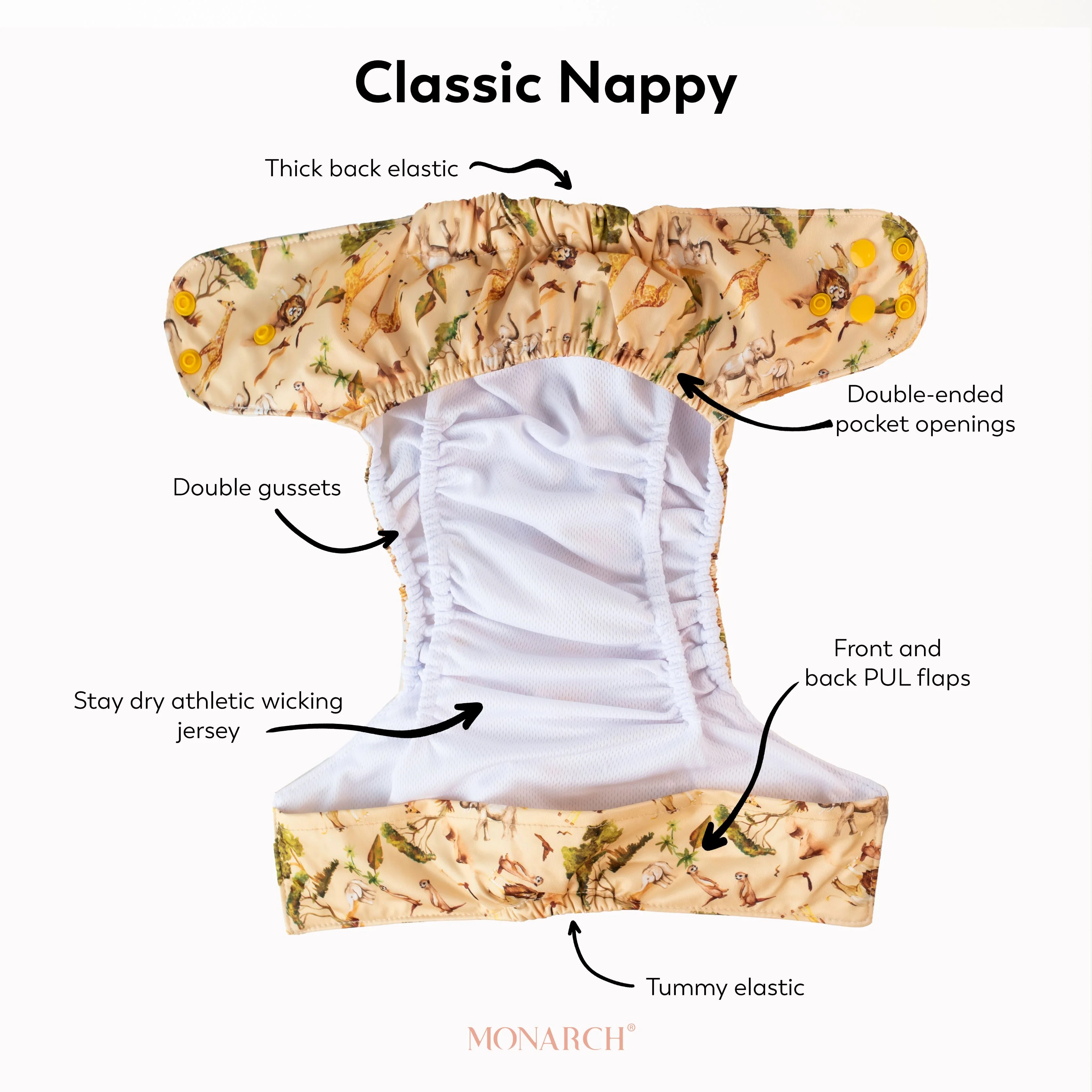 Classic Reusable Nappies | 12x Part-Time Bundle - Image 6
