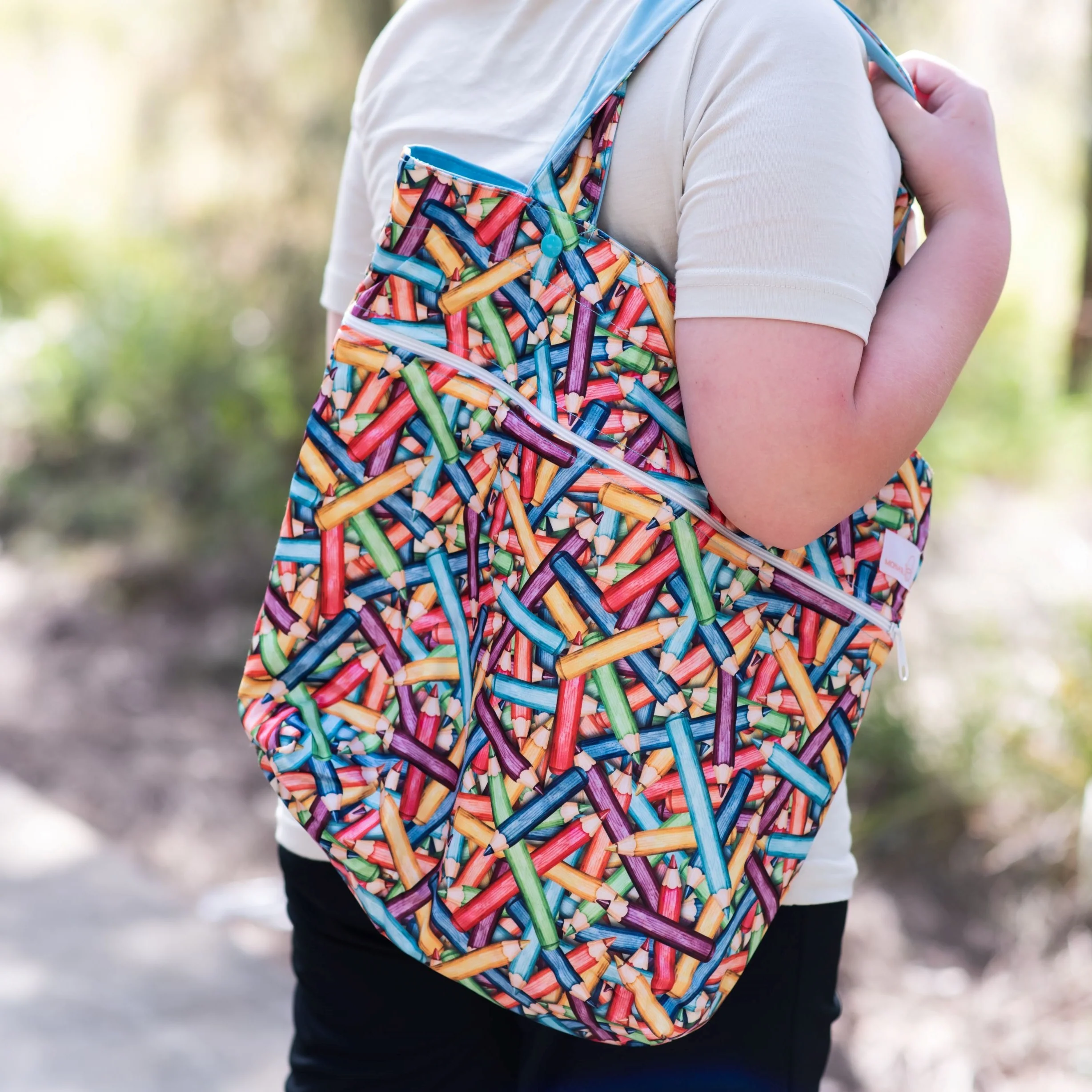 Waterproof Tote Bag - Art Attack - Image 3
