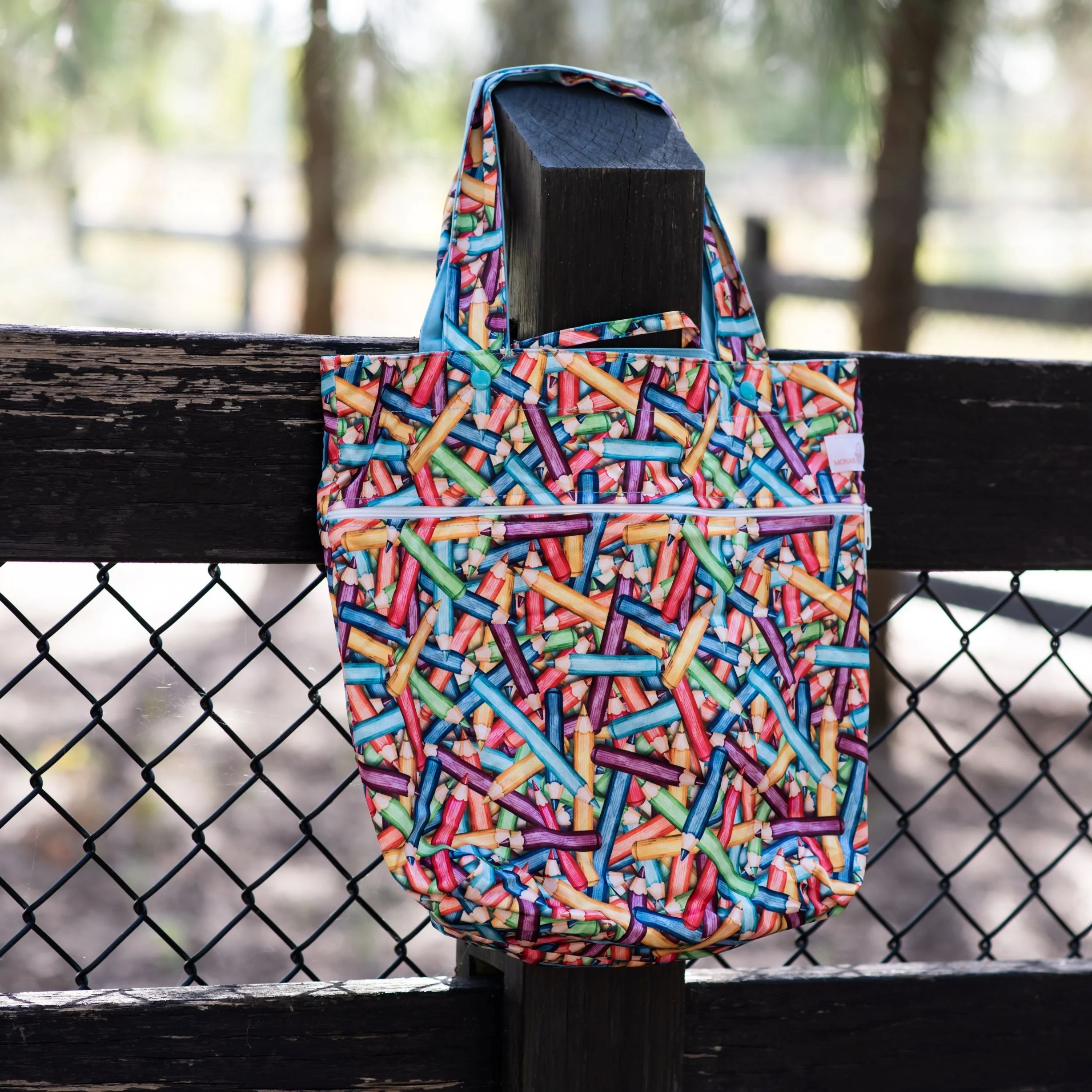 Waterproof Tote Bag - Art Attack - Image 4