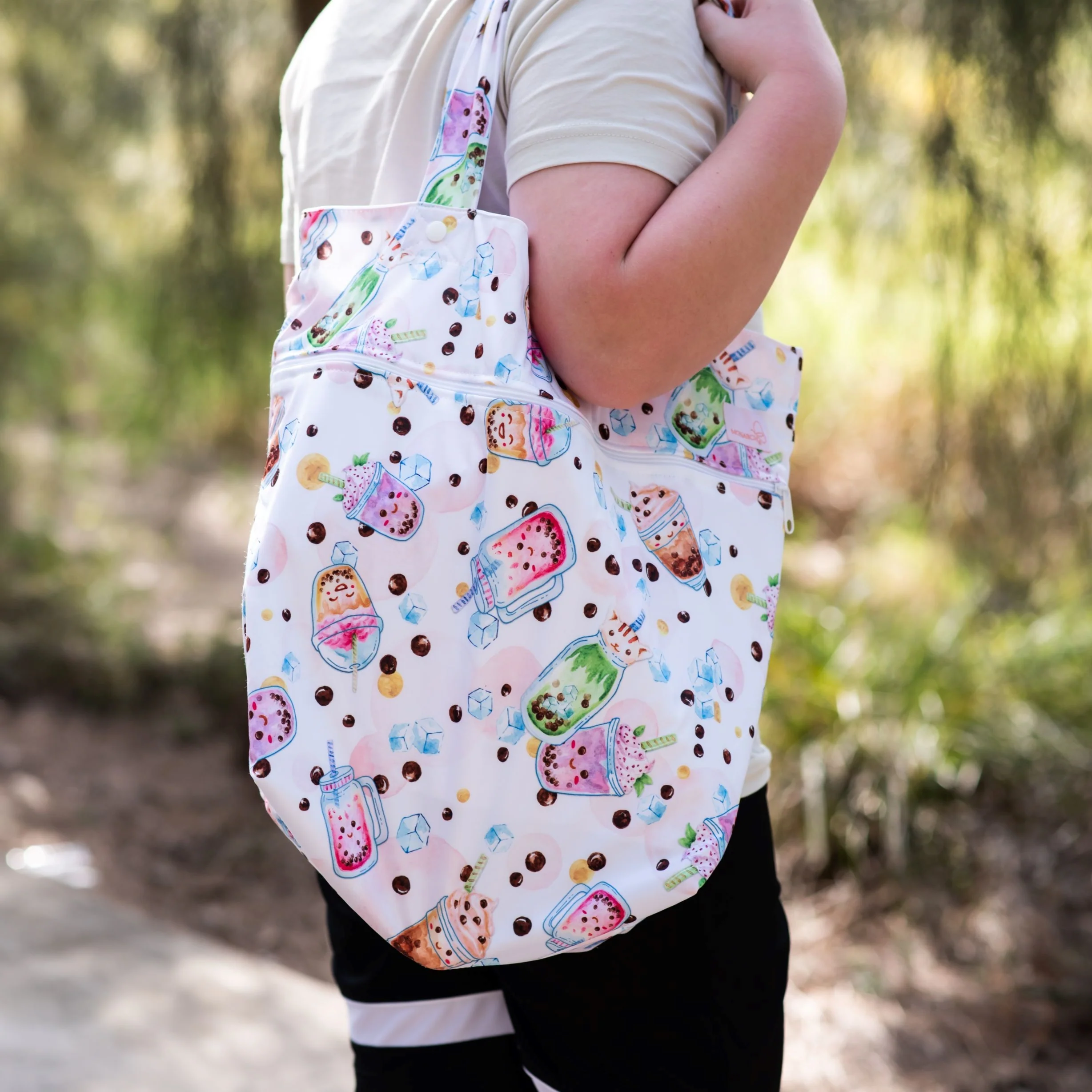 Waterproof Tote Bag - Bubba Tea - Image 3