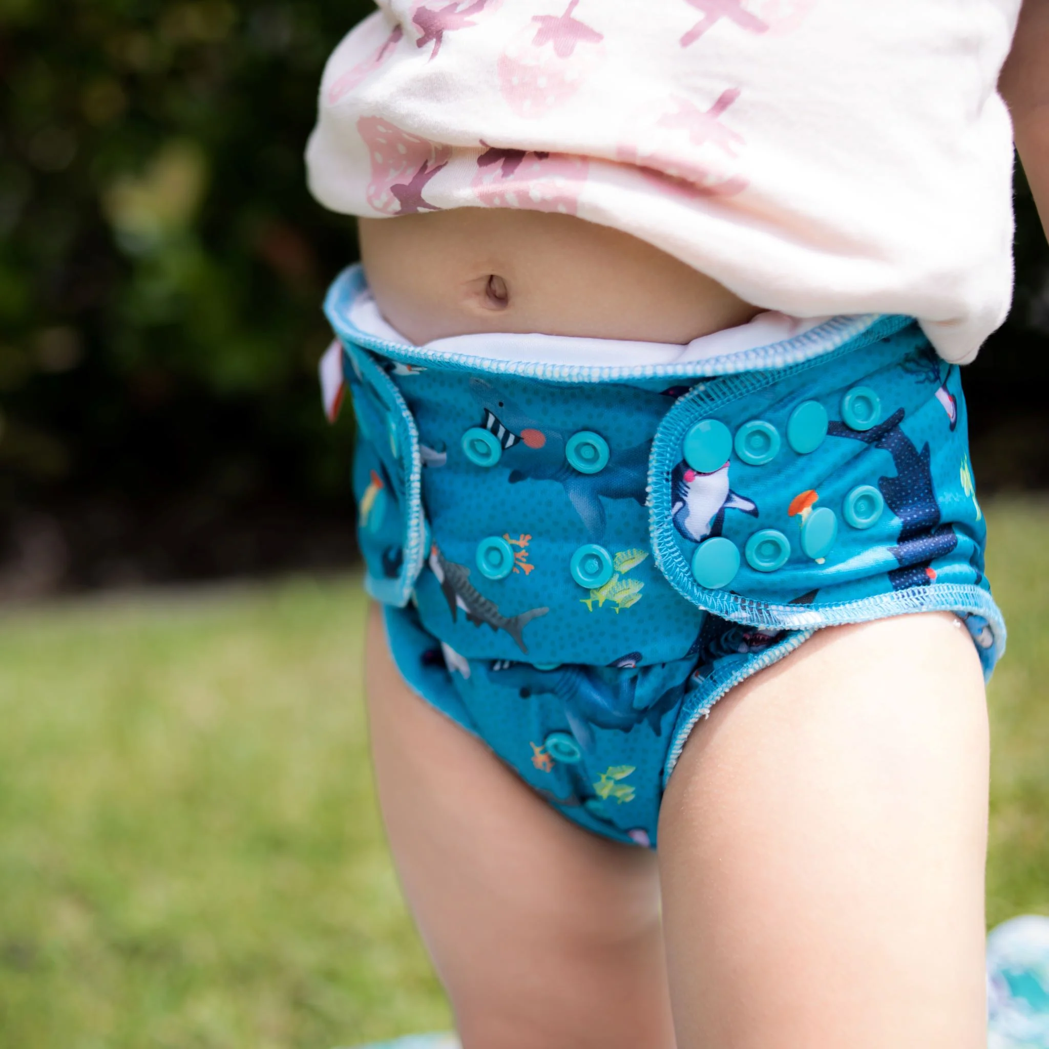 Fitted Nappy Cover V2.0 | Feeding Frenzy - Image 3