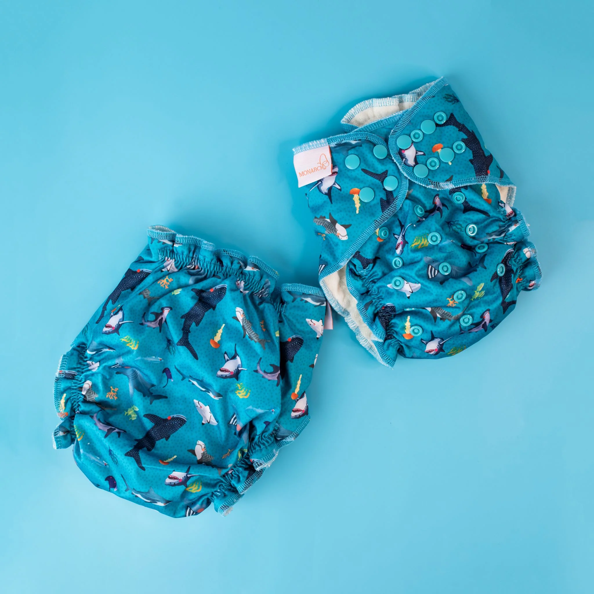 Fitted Nappy Cover V2.0 | Feeding Frenzy - Image 4
