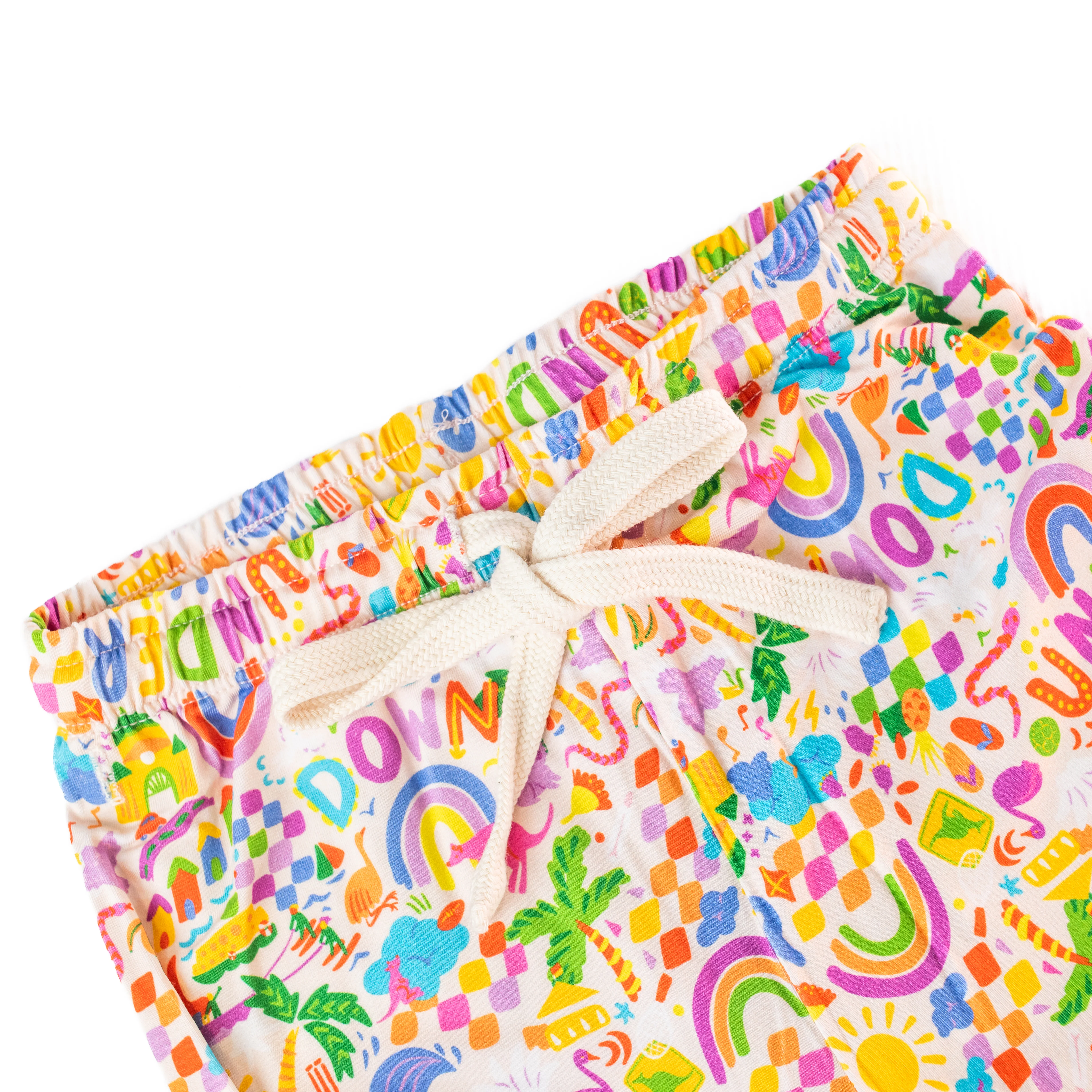 Kids Bamboo Pyjamas | Down Under (Cream) - Image 7