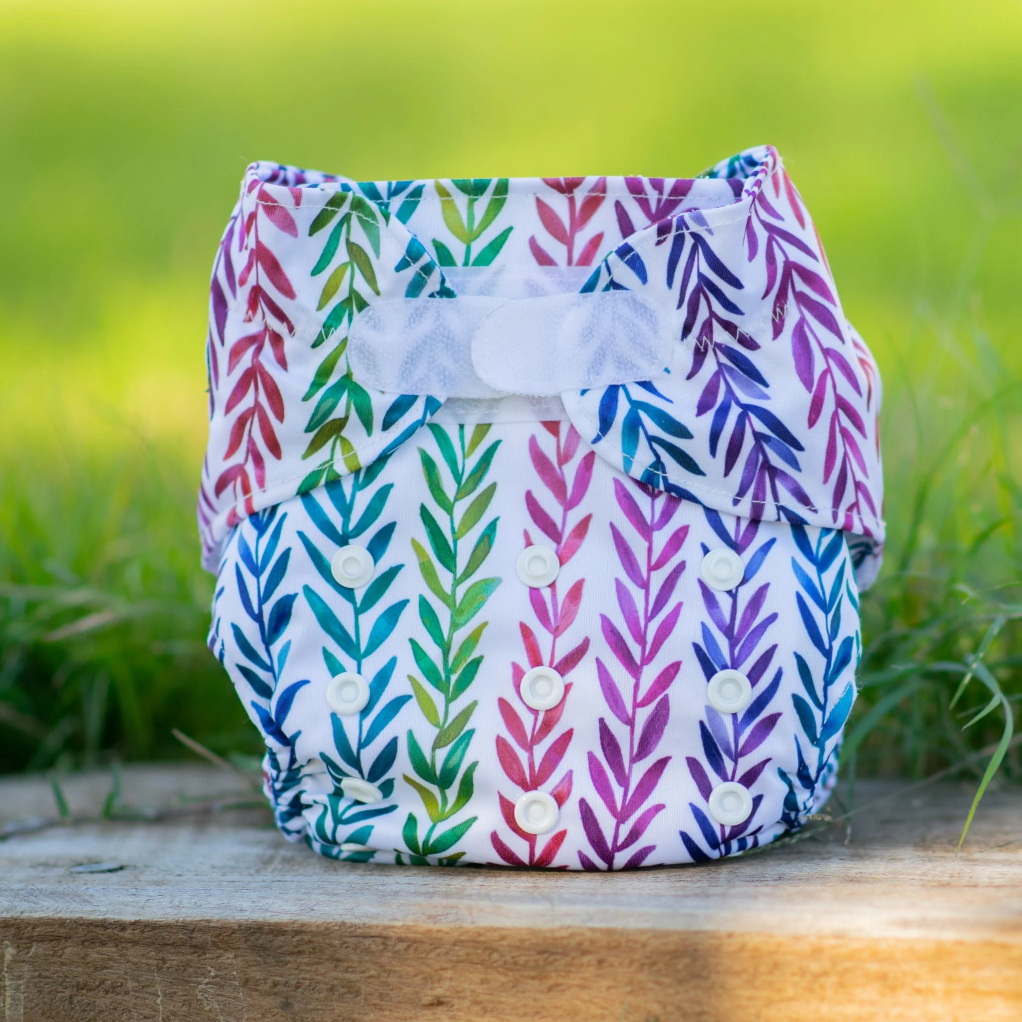 Ultimate Wipeable Cloth Nappy (Core) | Rainbow Realm - Image 3