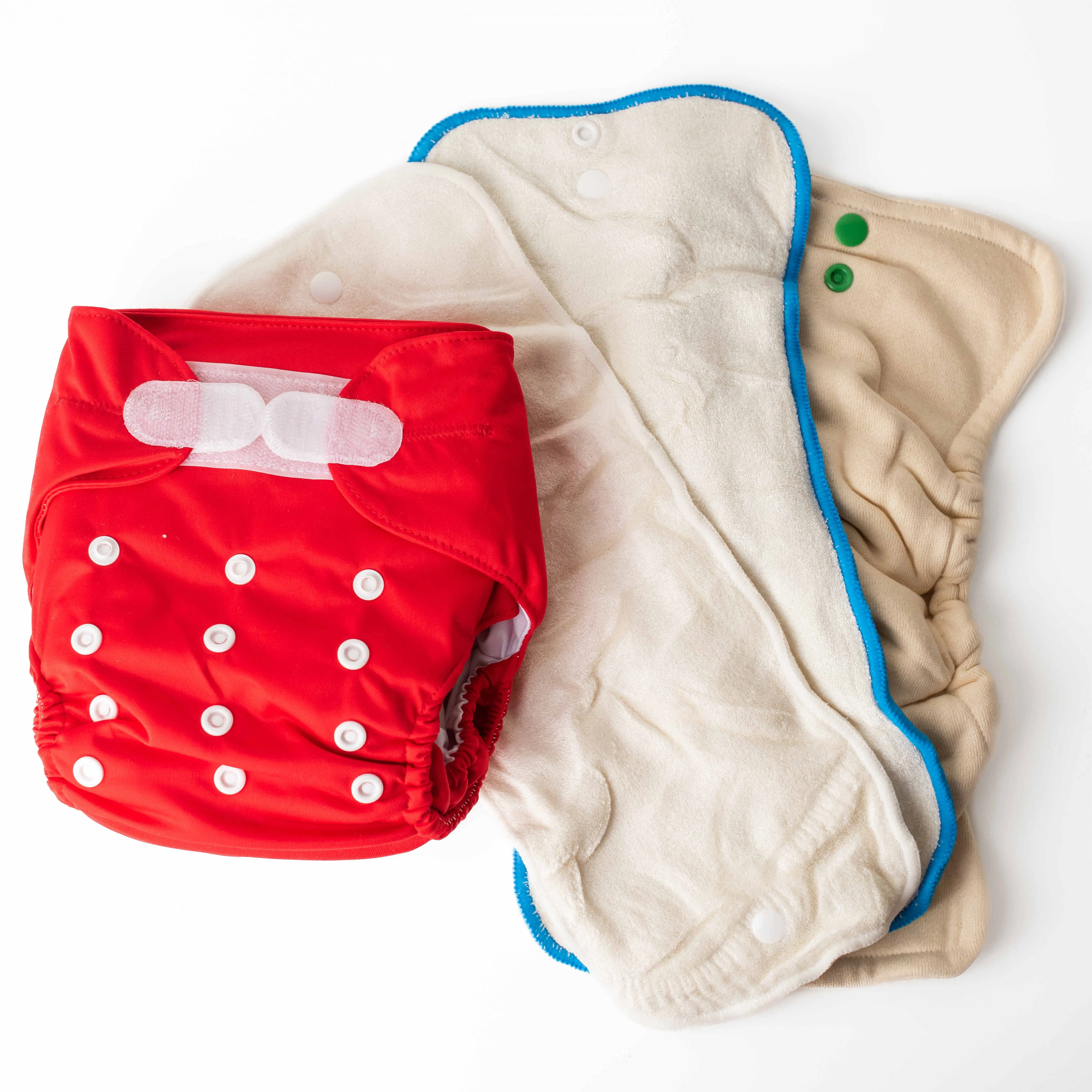 Ultimate Wipeable Cloth Nappy (Core) | Red - Image 4