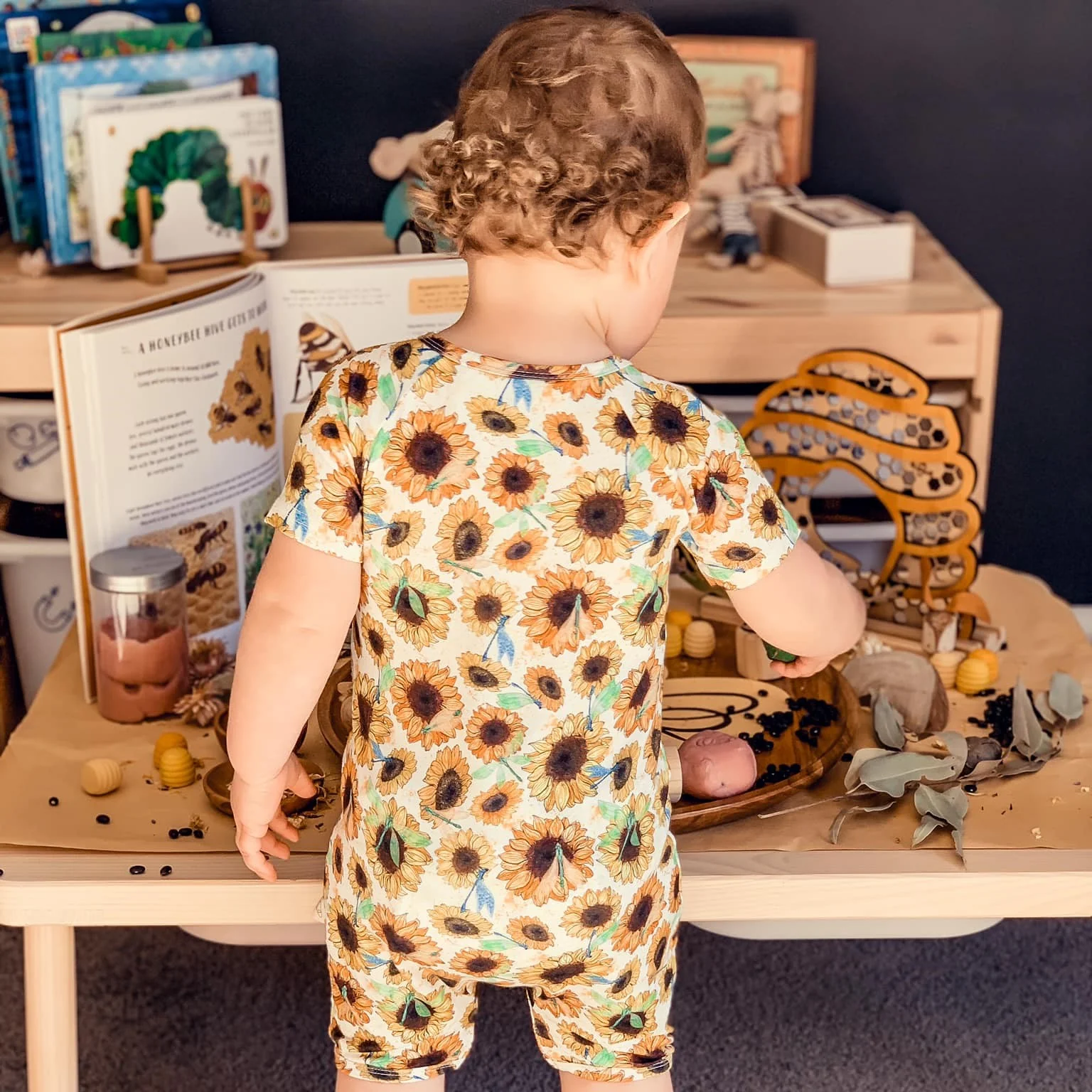 Bamboo Romper (Bootysuit) V3.0 | Sunny Daze (Short)