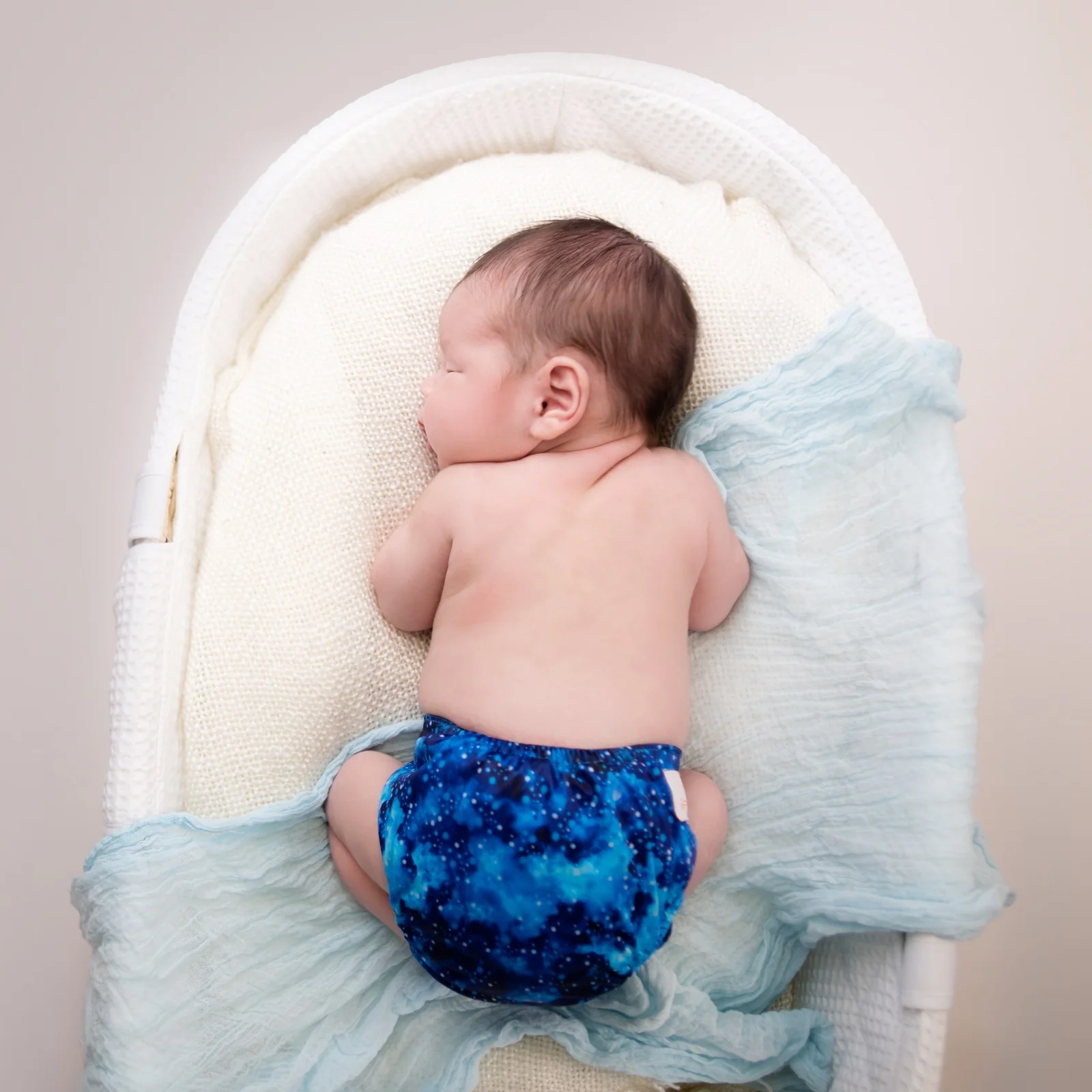 Newborn Wipeable Nappy | Snowstorm - Image 3