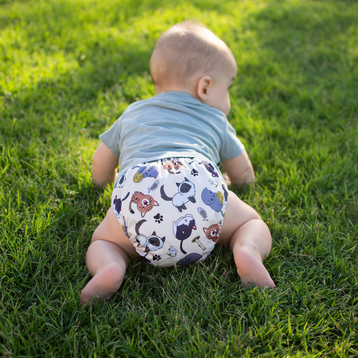 Ultimate Wipeable Cloth Nappy (Core) | Feline Good - Image 4