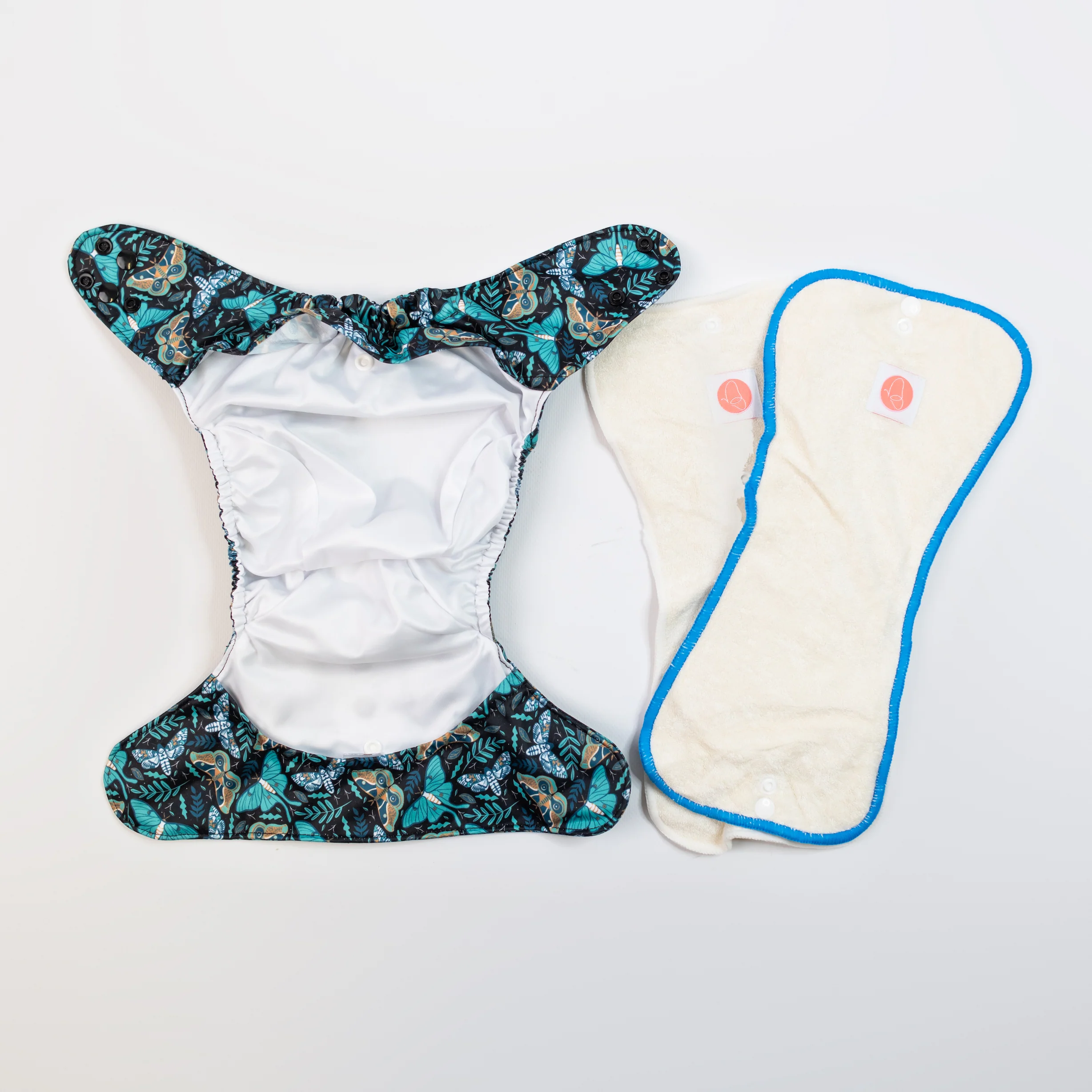 Ultimate Wipeable Cloth Nappy (Lite) | Twilight Flight - Image 6