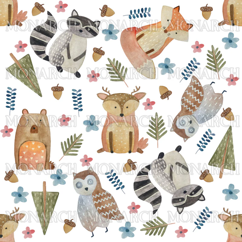 Ultimate Wipeable Cloth Nappy (Core) | Woodland Friends - Image 6
