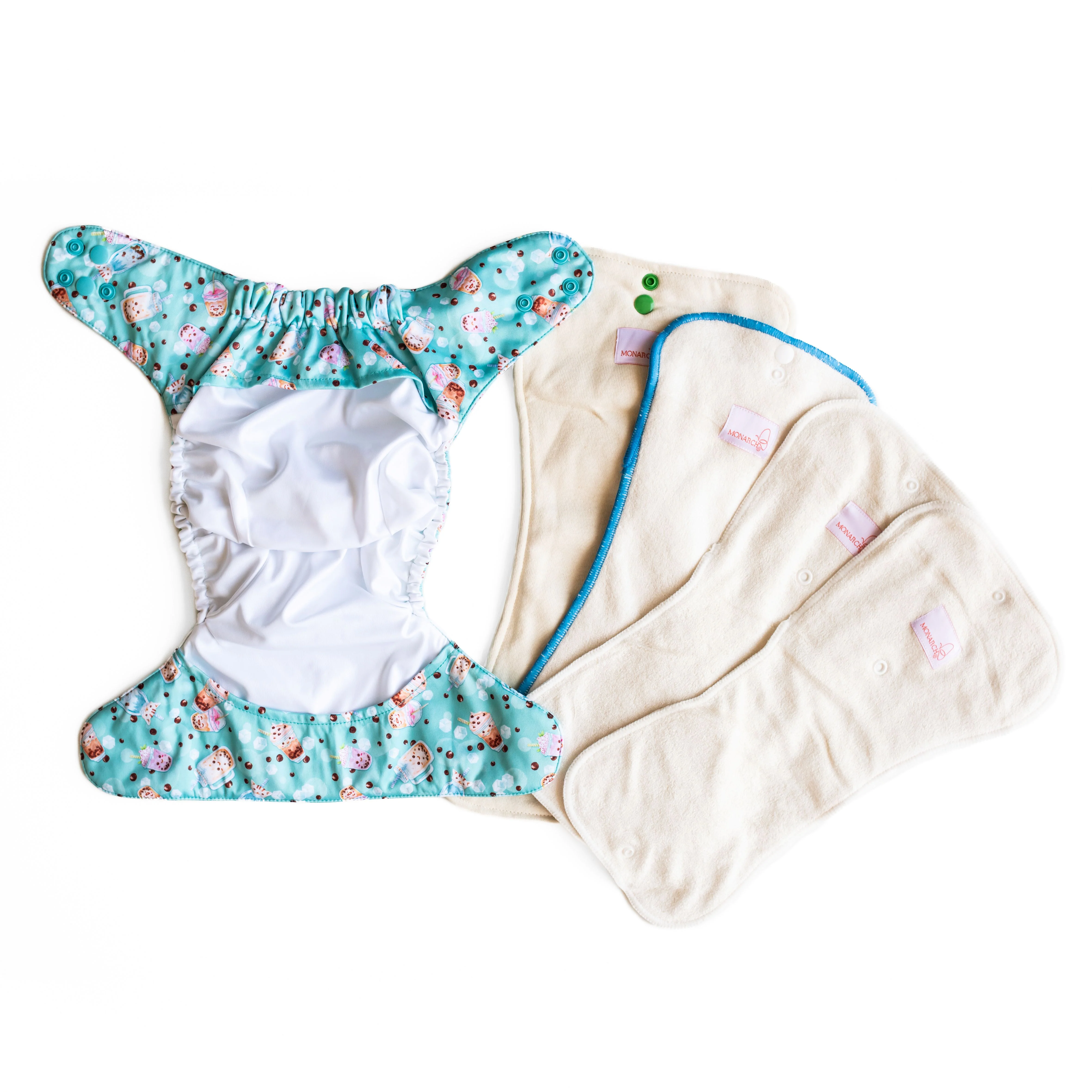 Ultimate Wipeable Cloth Nappy (Deluxe) | Bubba Tea(l) - Image 3