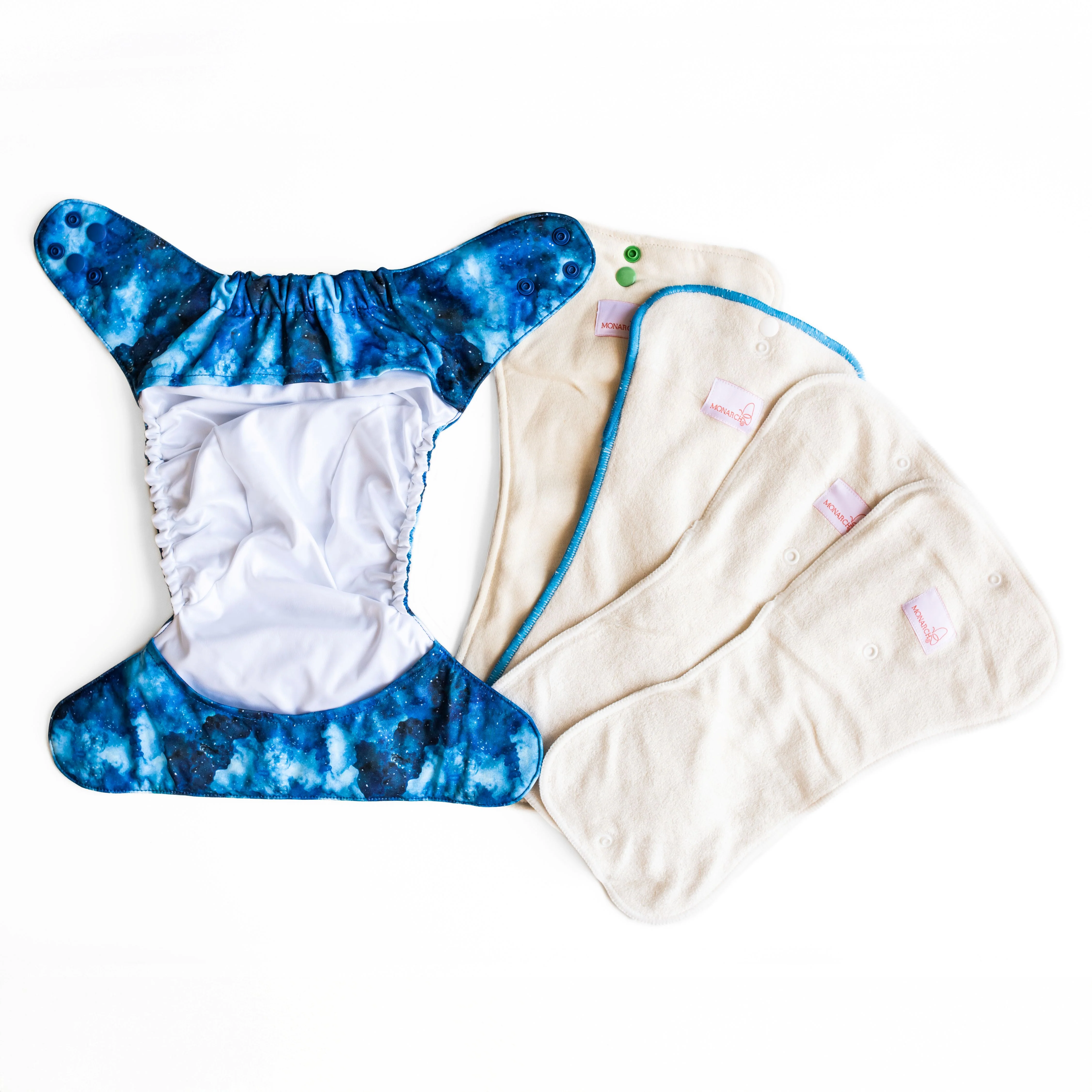 Ultimate Wipeable Cloth Nappy (Deluxe) | Butterfly Cluster - Image 4